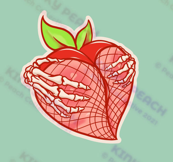 Wicked Peach Sticker Peach Collective