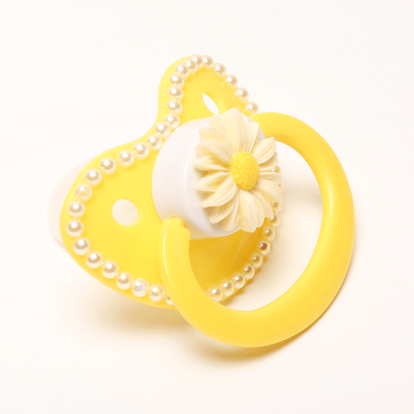 Daisy Adult Pacifier – Peach Collective