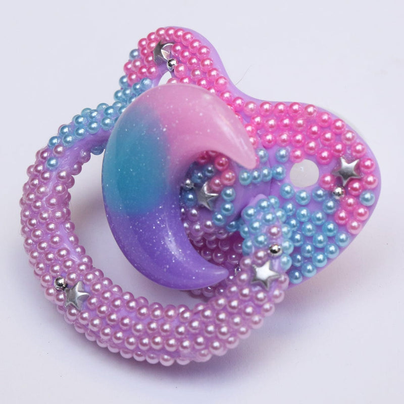 Pastel Magic Adult Pacifier – Peach Collective