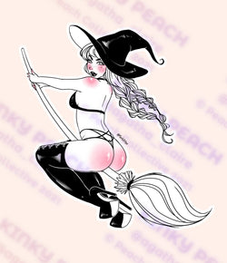 Big Booty Witch Sticker