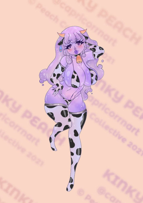 Cow Babe Sticker