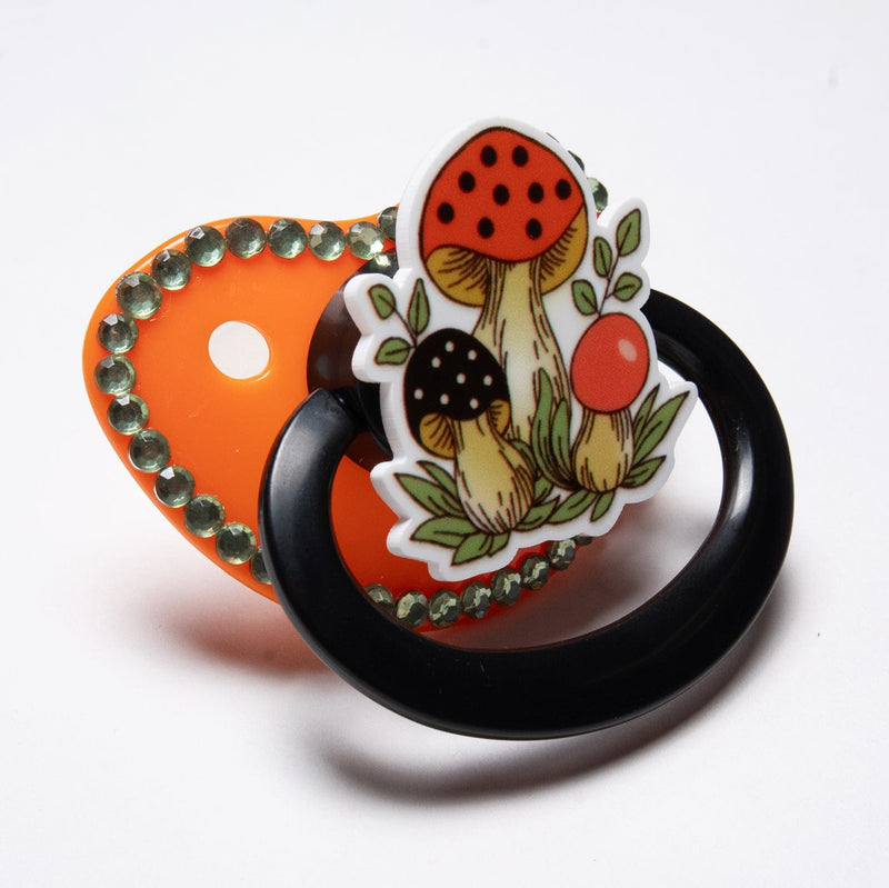 Orange Shroom Adult Pacifier – Peach Collective