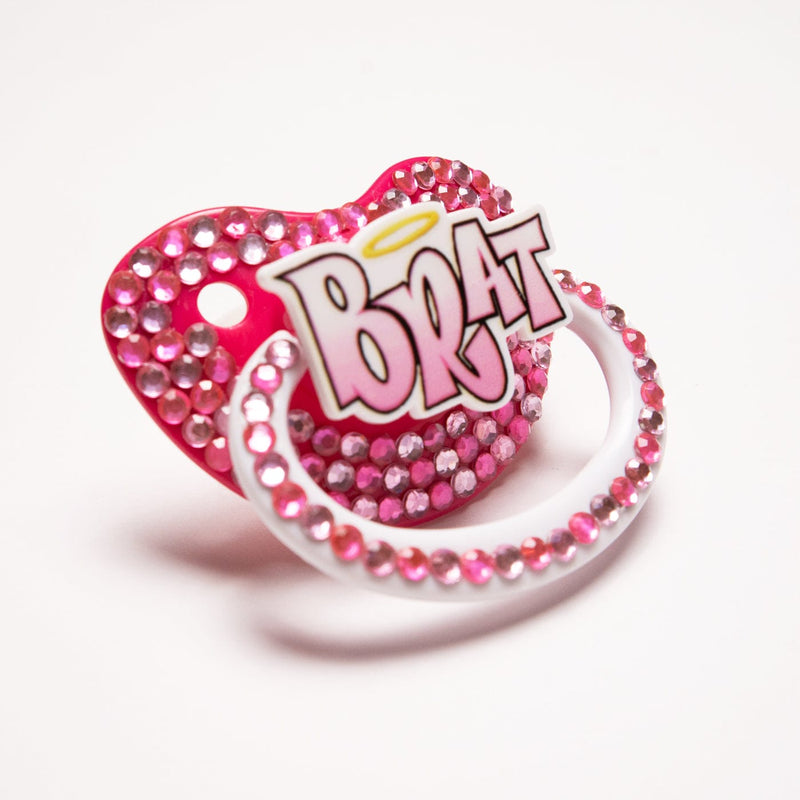 Pink Brat Adult Pacifier – Peach Collective