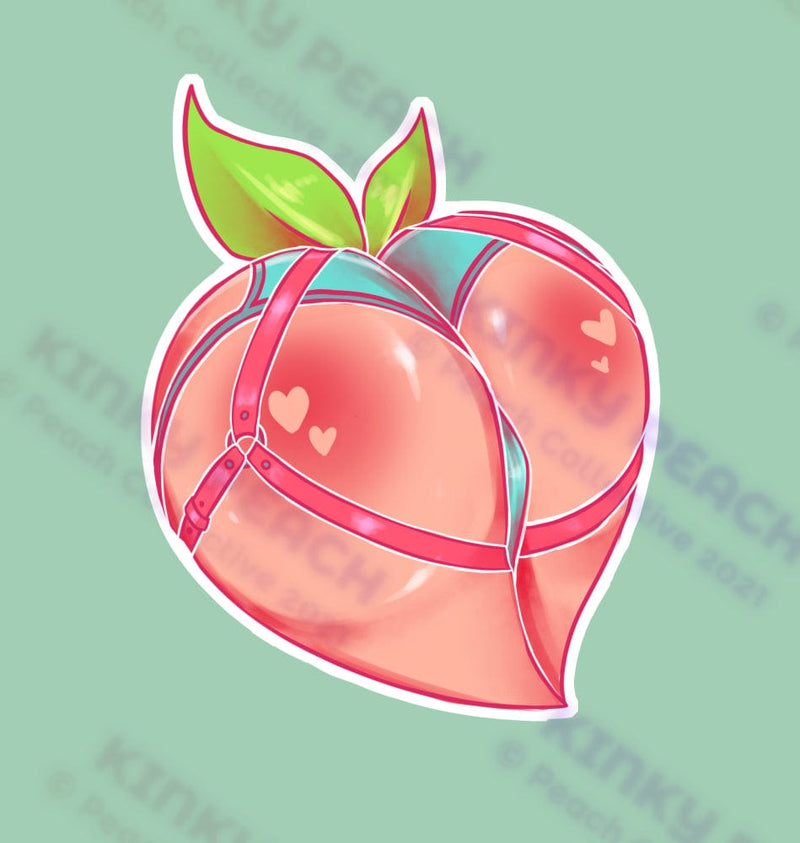 Harness Kinky Peach Sticker