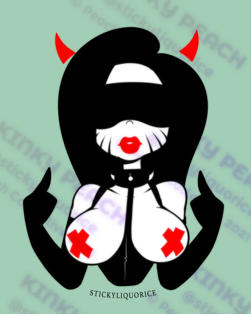 Demon Babes Sticker Set