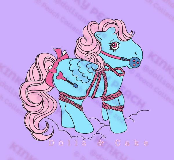 My Little Shibari Pony Sticker