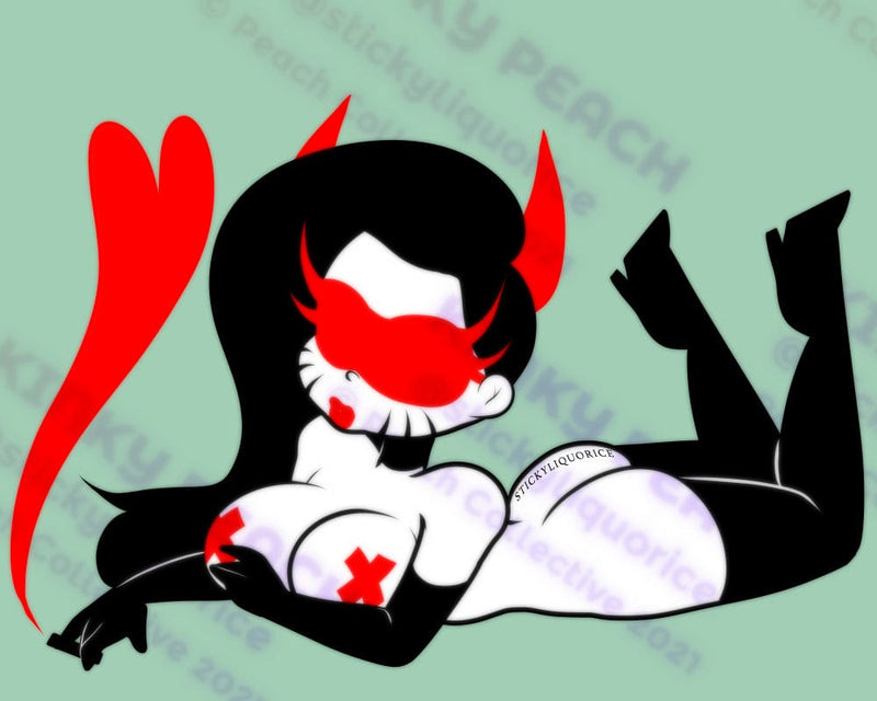 Demon Babes Sticker Set