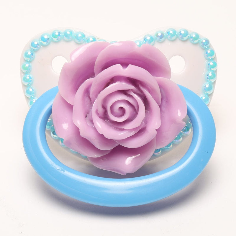 Pastel Flower Adult Pacifier – Peach Collective
