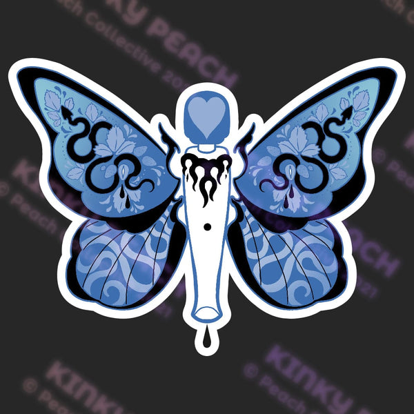 Magic Wand Vibrator Butterfly Sticker