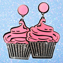 Sparkly Cupcake Earrings