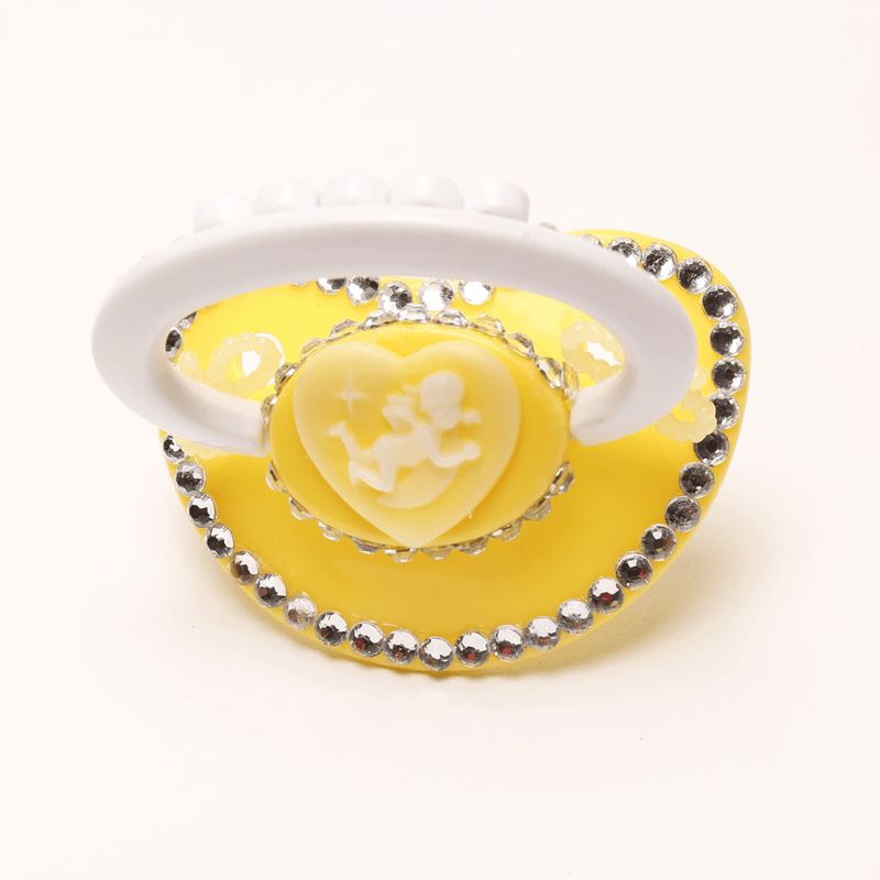 Yellow Angel Adult Pacifier