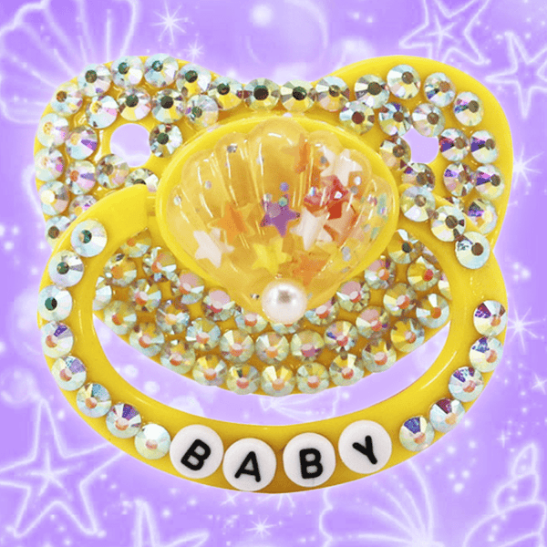 Mermaid Baby Adult Pacifier – Peach Collective