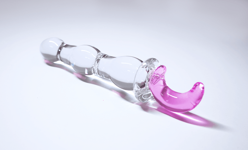 Moon Glass Dildo Peach Collective Moon Glass Dildo Peach Collective