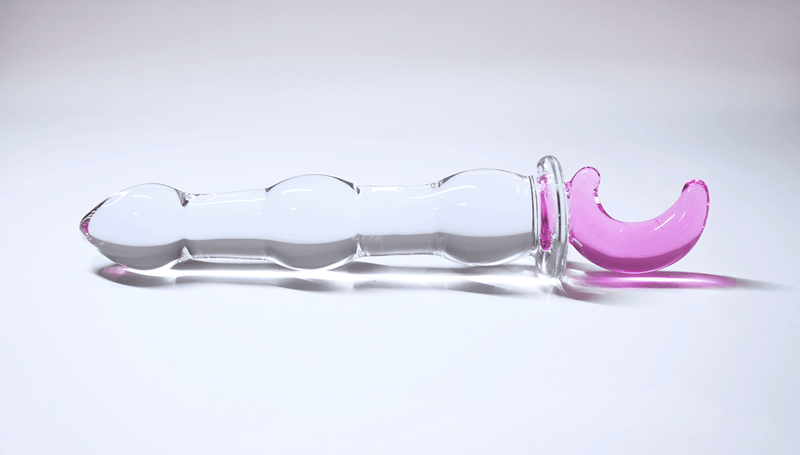 Moon Glass Dildo Peach Collective Moon Glass Dildo Peach Collective