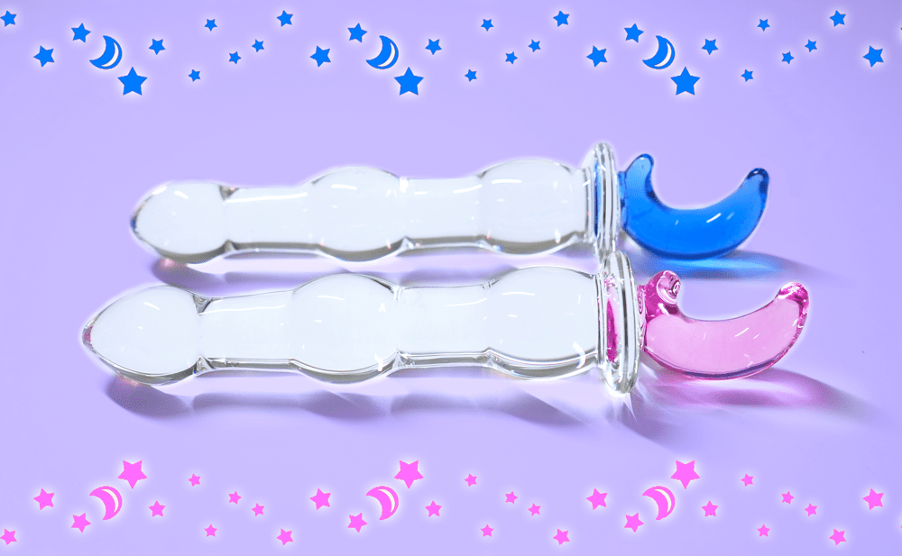 Moon Glass Dildo  Peach Collective