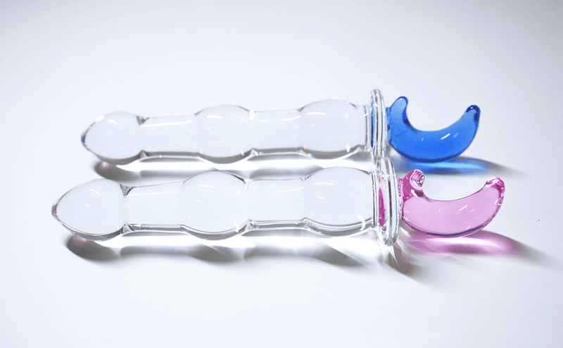 Moon Glass Dildo Peach Collective Moon Glass Dildo Peach Collective