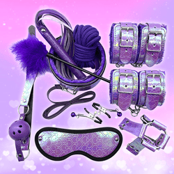 Holographic Hearts Beginner's Bondage Set