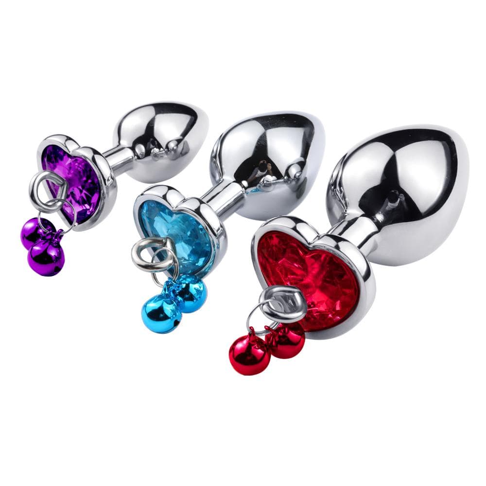 Heart Jewel Butt Plug with Bells – Peach Collective