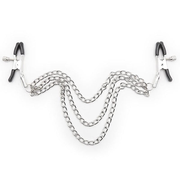 Chain Waterfall Nipple Clamps