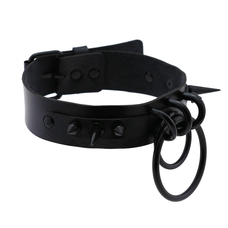 Deviant Choker with Black Hardware