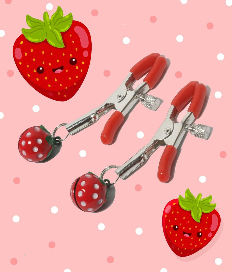 Strawberry Nipple Clamps